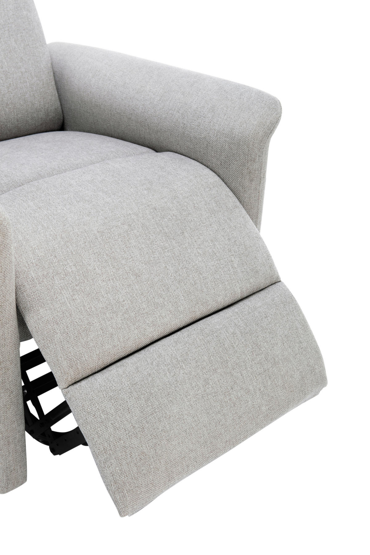 MASSAGESESSEL in Mikrofaser Greige  - Greige/Schwarz, KONVENTIONELL, Kunststoff/Textil (72/102/86cm) - MID.YOU