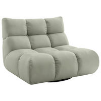 SESSEL Feincord Thymiangrün  - Thymiangrün/Schwarz, Design, Kunststoff/Textil (112/85/108cm) - Pure Home Lifestyle