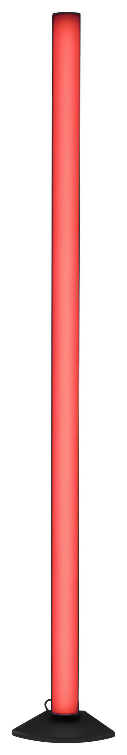 LED-STEHLEUCHTE 17,5/13/121,5 cm    - Schwarz/Weiß, LIFESTYLE, Kunststoff (17,5/13/121,5cm) - Novel