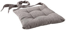 SITZKISSEN  - Silberfarben, Basics, Textil (47/7/45cm) - Novel