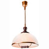 PENDELLEUCHTE 64/30/64 cm  - Haselnussfarben, Natur, Glas/Holz (64/30/64cm)