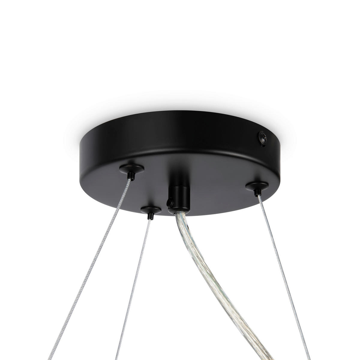 PENDELLEUCHTE  25/137/67 cm   - Schwarz, Trend, Glas/Metall (25/137/67cm) - MAYTONI