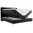 BOXBETT 180/200 cm  in Anthrazit  - Chromfarben/Anthrazit, Design, Holz/Holzwerkstoff (180/200cm) - Esposa