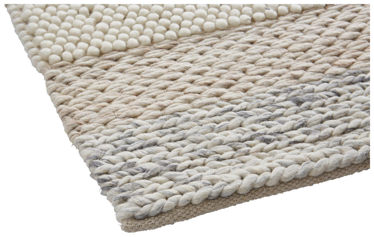 HANDWEBETEPPICH Nordic Stripes 130/190 cm Nordic Stripes  - Naturfarben, Natur, Textil (130/190cm) - Linea Natura