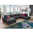 WOHNLANDSCHAFT in Textil Dunkelgrau - Dunkelgrau, Design, Textil (195/399/237cm) - Pure Home Lifestyle WOHNLANDSCHAFT in Textil Dunkelgrau - Dunkelgrau, Design, Textil (195/399/237cm) - Pure Home Lifestyle