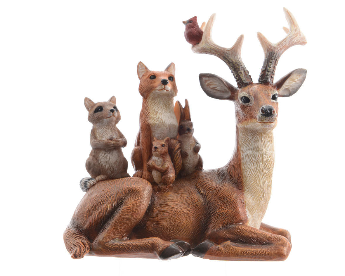 DEKORENTIER  - Braun, Basics, Kunststoff (38/29/41cm) - X-Mas