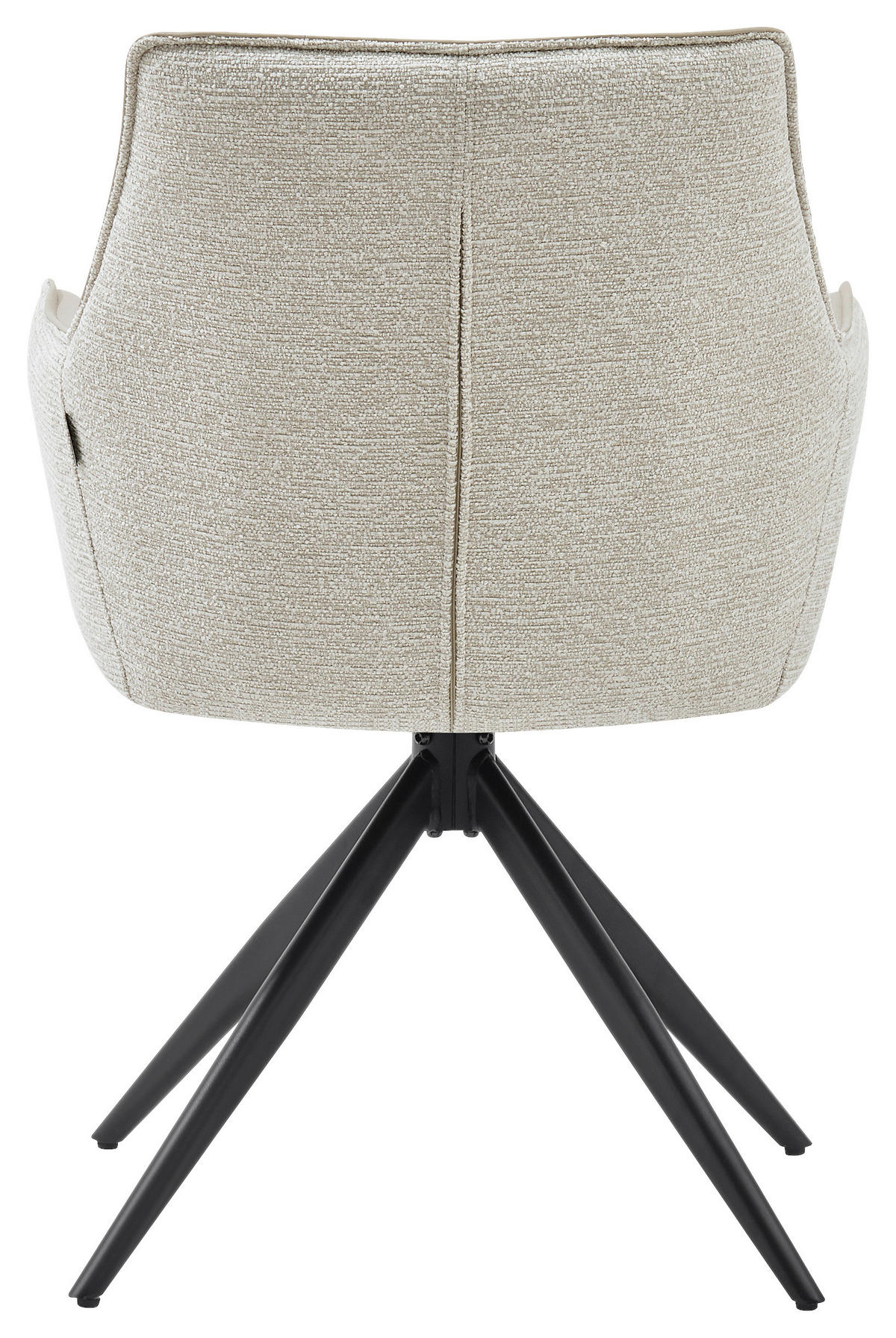 STOLICA S NASLONOM ZA RUKE  crna, taupe  drvo, metal, tekstil      - crna/taupe, Moderno, drvo/metal (58/87/61,5cm) - Livetastic