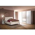 BOXSPRINGBETT 180/200 cm,  in Weiß, Topper, Matratzen, H3 = fest  - Schwarz/Weiß, Design, Holzwerkstoff/Textil (180/200cm) - Esposa