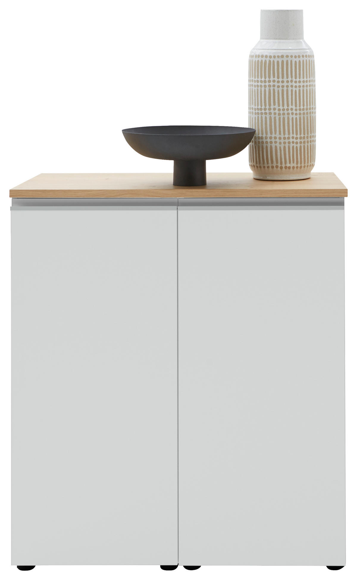KOMMODE  in 90/102/41 cm  - Eichefarben/Silberfarben, Design, Holz/Holzwerkstoff (90/102/41cm) - Dieter Knoll