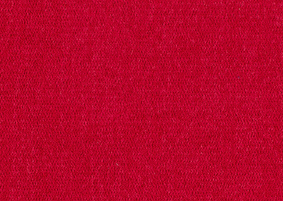 RÉCAMIERE in Flachgewebe Rot  - Eichefarben/Rot, Modern, Holz/Textil (205/74-87/94cm) - Bali
