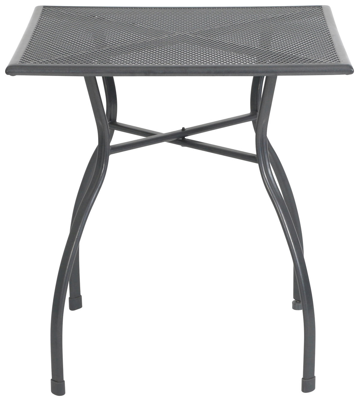 GARTENTISCH Metall Grau quadratisch  - Grau, Basics, Metall (70/70/74cm) - Gardenson