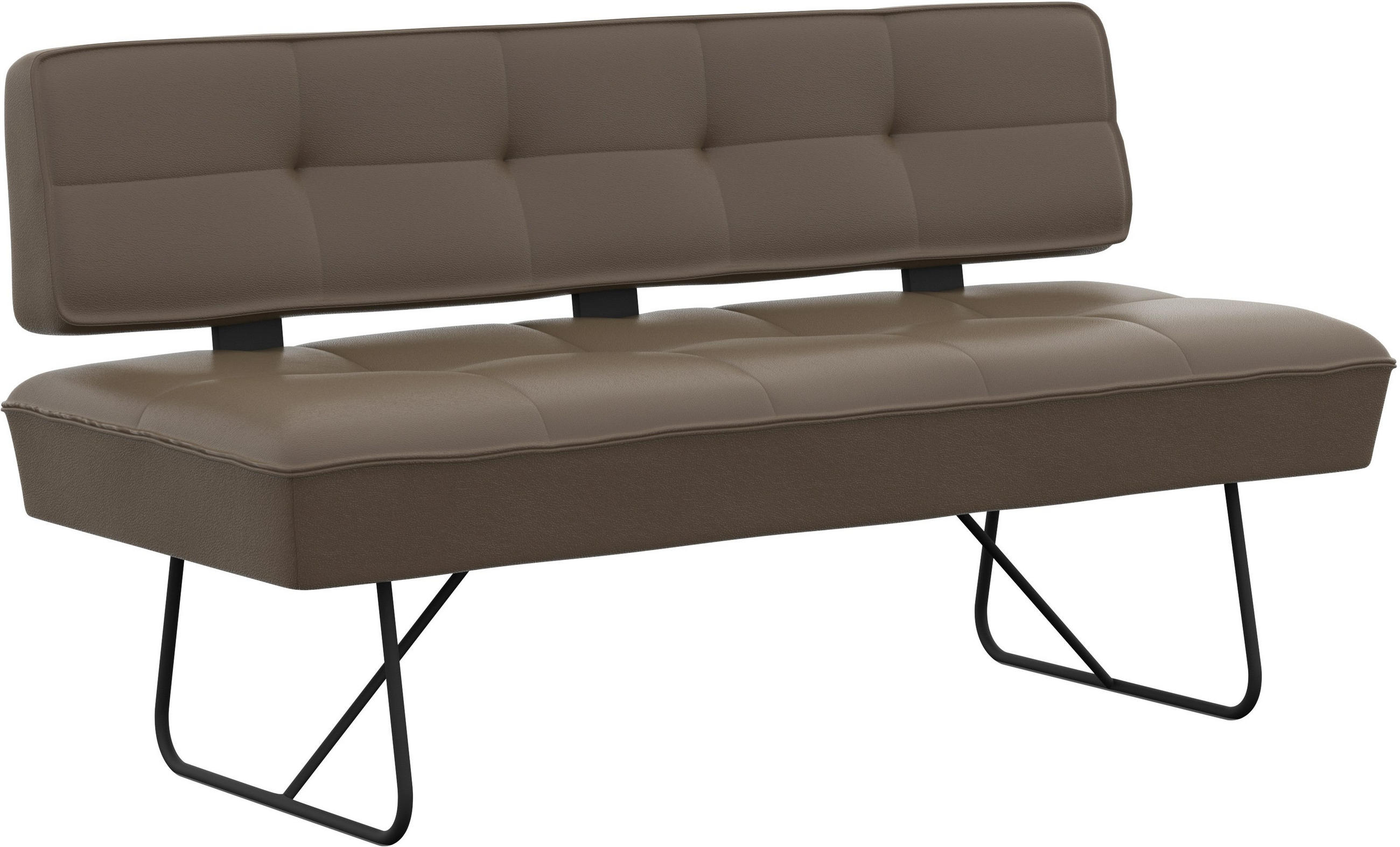 Moderano Sitzbank Grau 195x89x68 cm