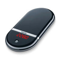 KÜCHENWAAGE  - Schwarz, Basics (18/23,5/4,6cm) - Beurer