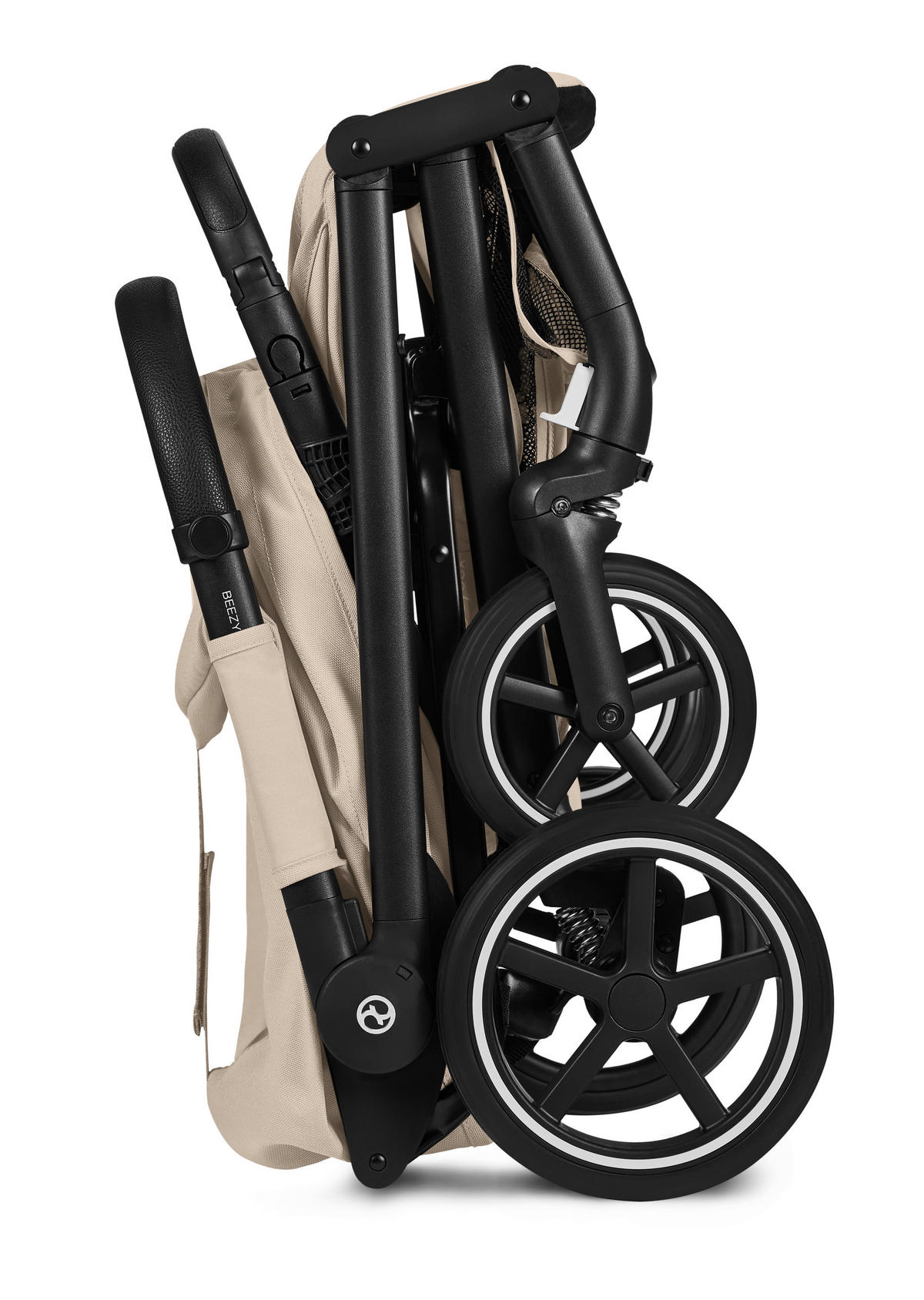 BUGGY BEEZY BLK  - Beige/Schwarz, Basics, Kunststoff/Textil (82/45,5/107cm) - cybex GOLD
