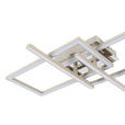 LED-DECKENLEUCHTE 50/43/7,6 cm   - Sandfarben/Chromfarben, Basics, Kunststoff/Metall (50/43/7,6cm) - Novel