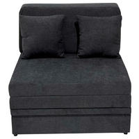 FOTELJA NA RAZVLAČENJE 90/100/90 cm , siva  - siva, Moderno, tekstil (90/100/90cm) - Carryhome