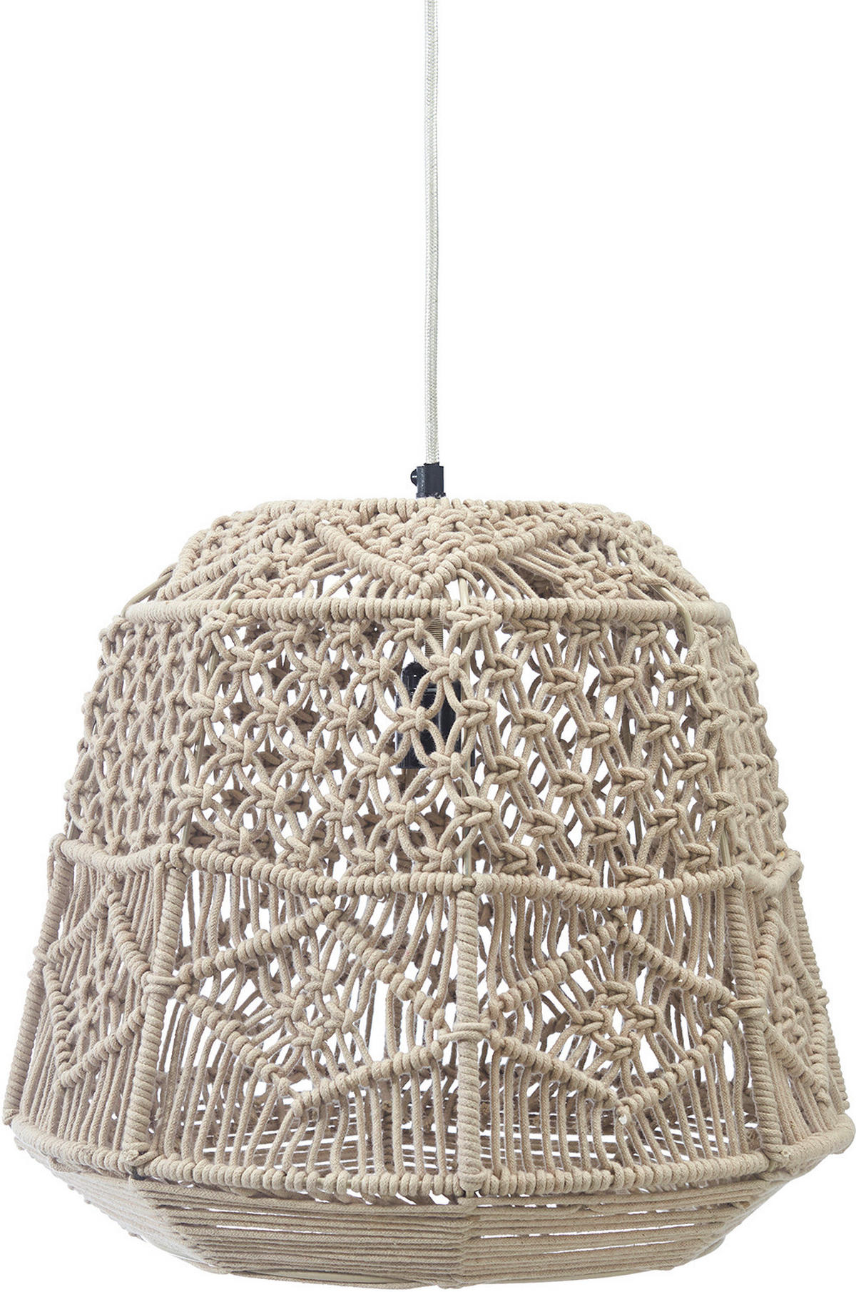 HÄNGELEUCHTE PR Home Jippie 40/38/40 cm   - Beige, KONVENTIONELL, Naturmaterialien (40/38/40cm)