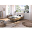 BETT 120/200 cm  in Eiche Artisan  - Champagner/Eiche Artisan, Design, Holzwerkstoff/Textil (120/200cm) - Carryhome