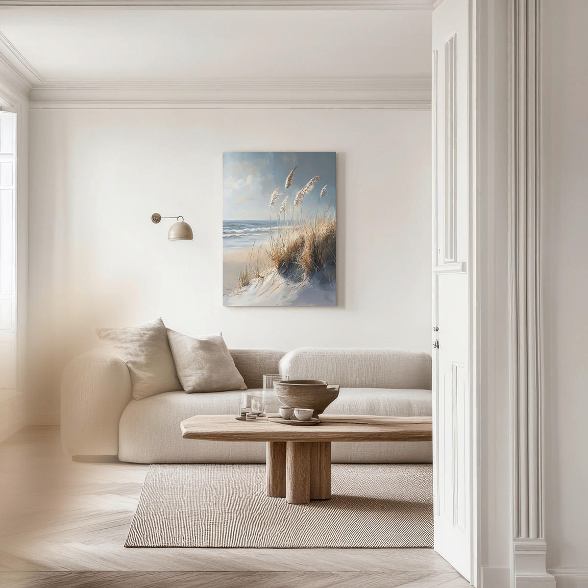 LEINWANDBILD Landschaft & Natur, Strand & Meer 60/80 cm  - Multicolor, Basics, Holz/Textil (60/80cm)