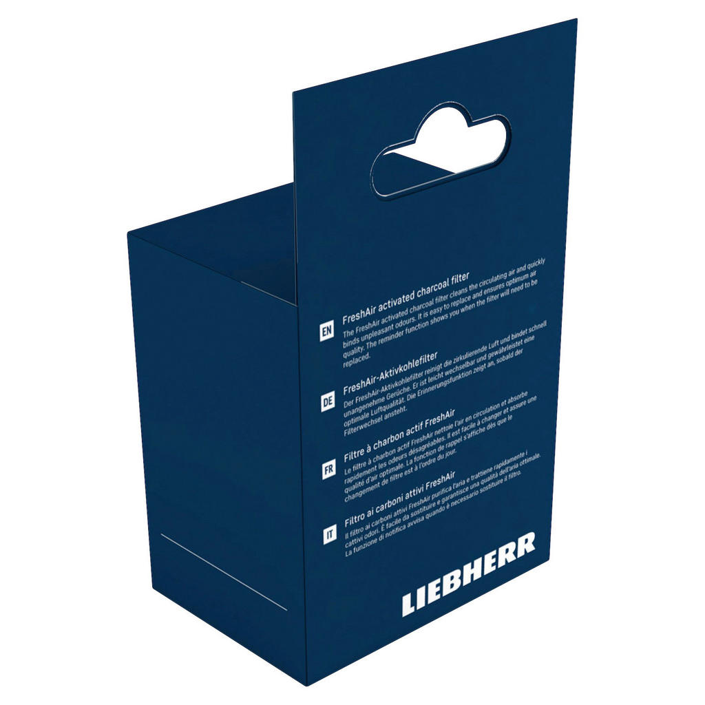 Thumbnail - Liebherr Kohlefilter FreshAir-Aktivkohlefilter, Schwarz, Kunststoff, 3.8x3.8x1.1 cm, Küchen, Küchenelektrogeräte, Dunsta...