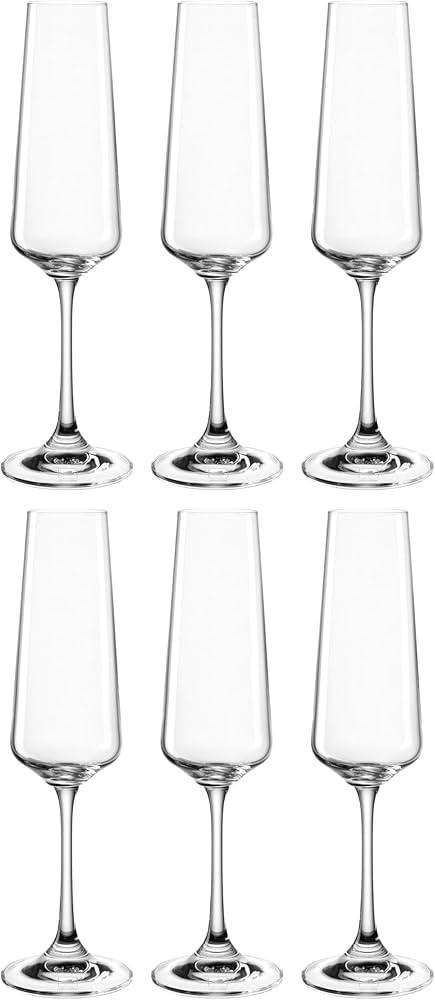 GLÄSERSET  - Klar, Design, Glas (220ml) - Leonardo