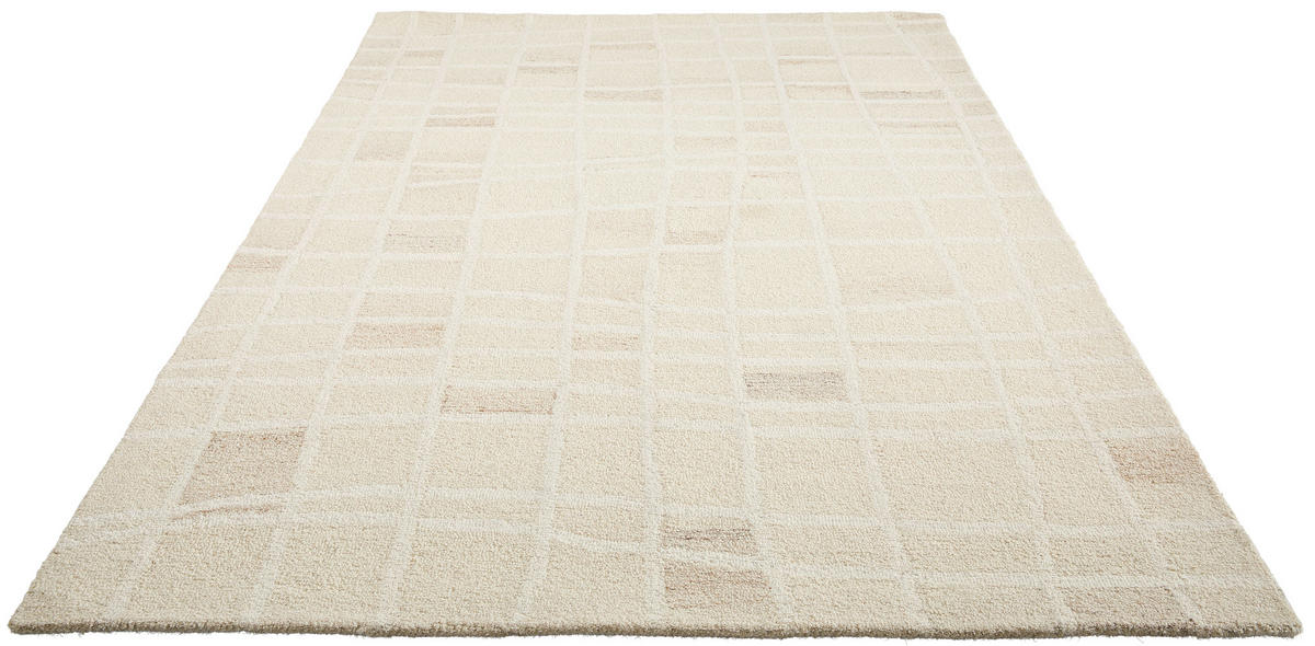 WOLLTEPPICH 130/190 cm Edition Alkatif Modern Beige  - Beige, Design, Textil (130/190cm) - Novel