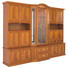 WOHNWAND in Kirschbaumfarben - Kirschbaumfarben/Goldfarben, LIFESTYLE, Glas/Holz (293,5/225,3/60cm) - Venda WOHNWAND in Kirschbaumfarben - Kirschbaumfarben/Goldfarben, LIFESTYLE, Glas/Holz (293,5/225,3/60cm) - Venda