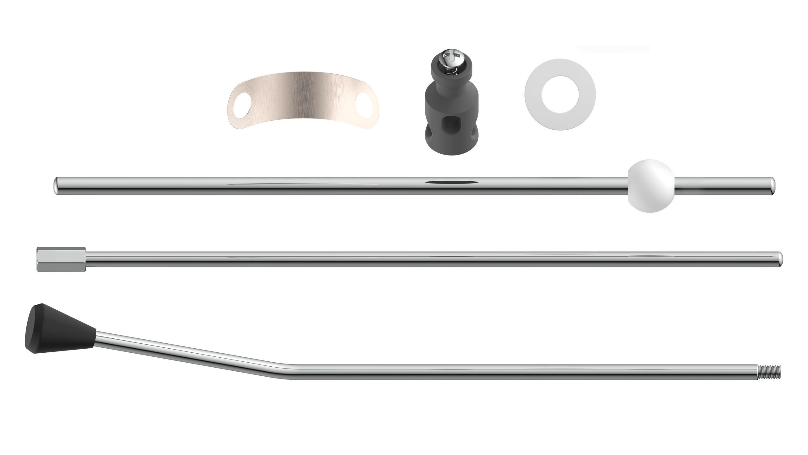 EXCENTERSET  - kromfärg/svart, Basics, metall (18,3cm) - Xora
