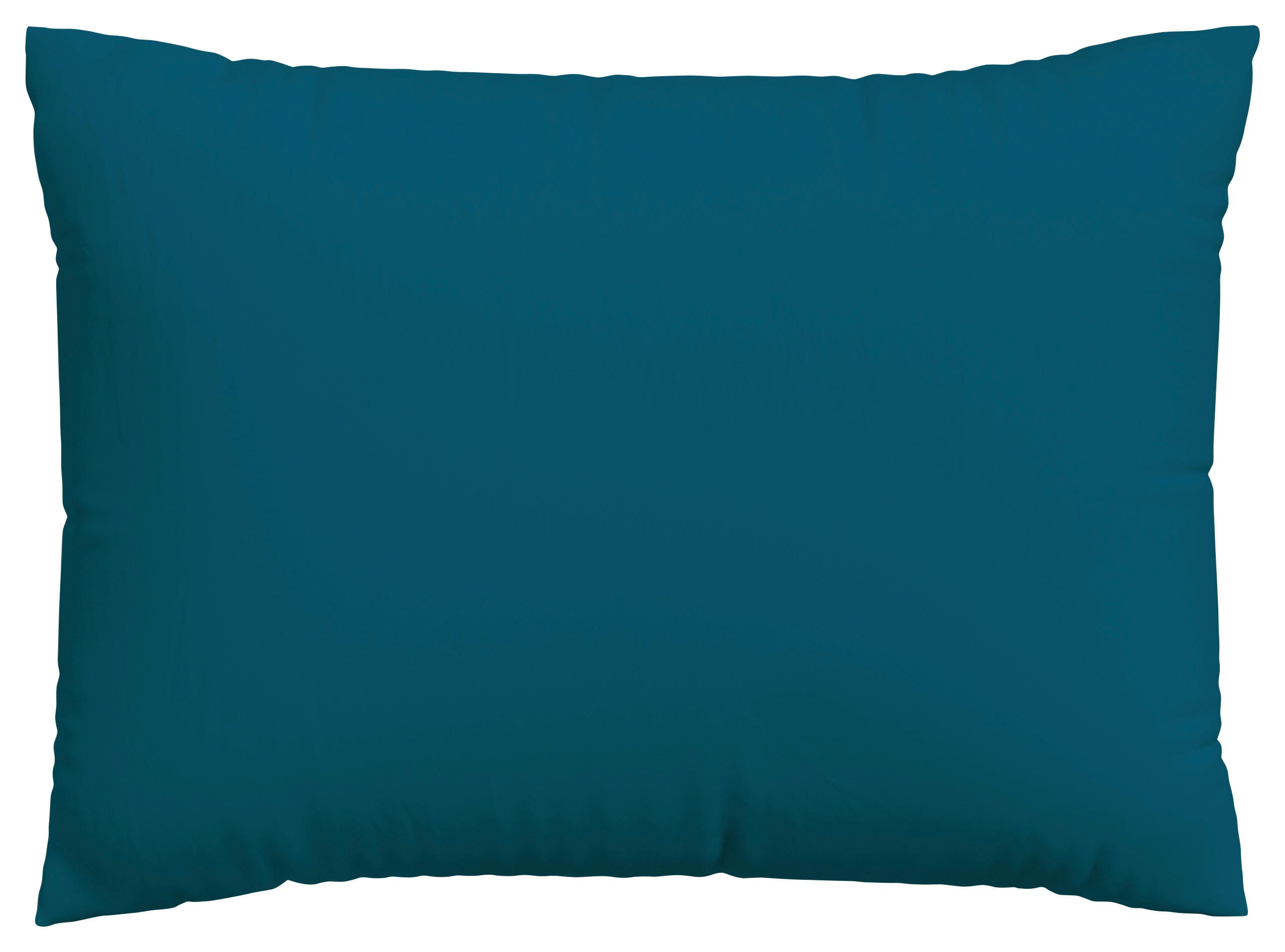 KOPFPOLSTERBEZUG KNITTED JERSEY 70/90 cm  - Petrol, Basics, Textil (70/90cm) - Schlafgut