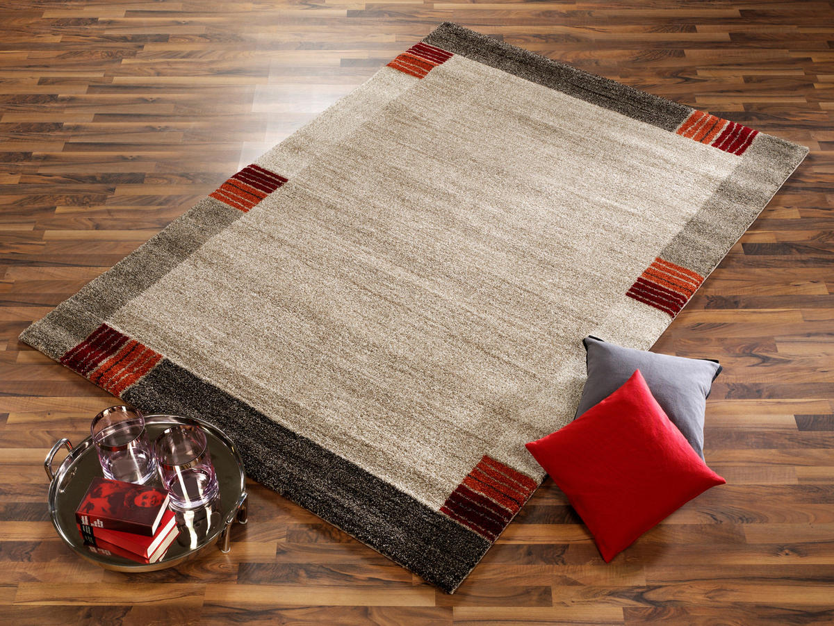 WEBTEPPICH 240/290 cm Palazzo Lobo Dunkelbraun, Beige  - Dunkelbraun/Beige, KONVENTIONELL, Textil (240/290cm) - Novel