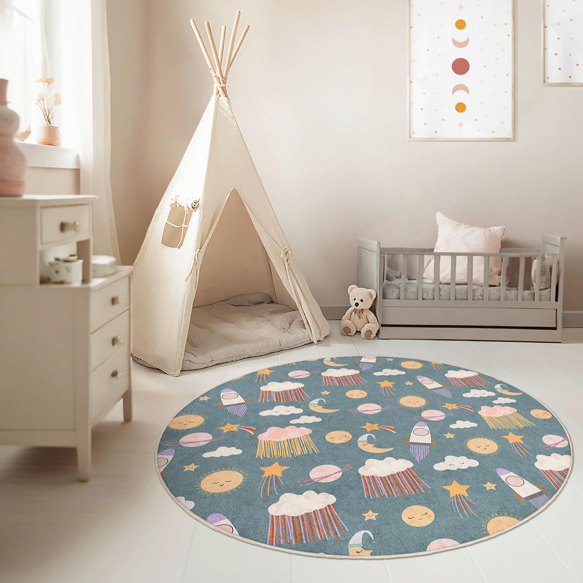 DETSKÝ KOBEREC, 150 cm viacfarebná - viacfarebná, Basics, textil (150cm)