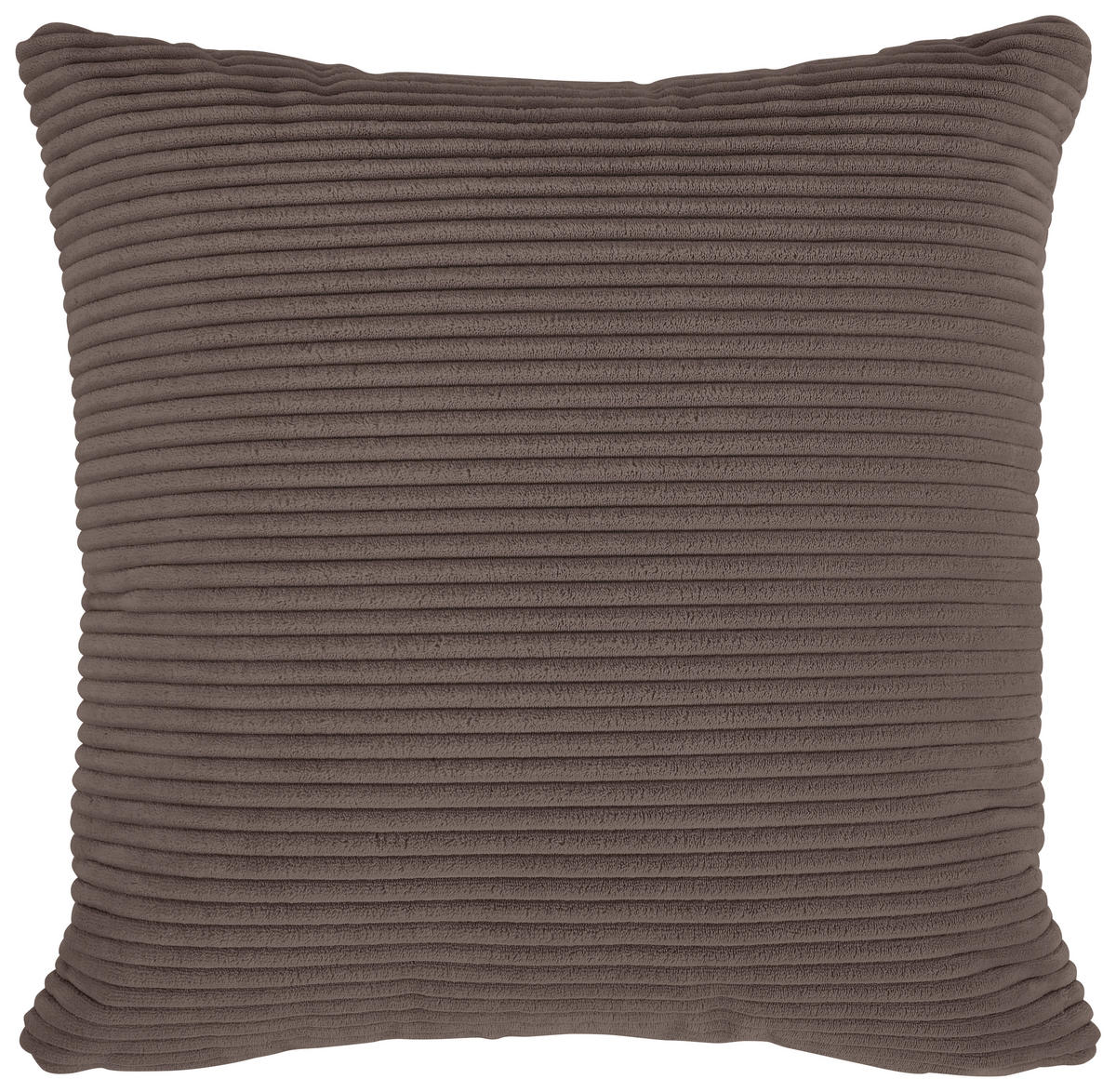 ECKSOFA in Cord Mokka  - Schwarz/Mokka, Design, Kunststoff/Textil (196/303cm) - Livetastic