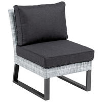 LOUNGEMITTELTEIL - Anthrazit/Weiß, Basics, Kunststoff/Textil (60/85/80cm) - Kettler