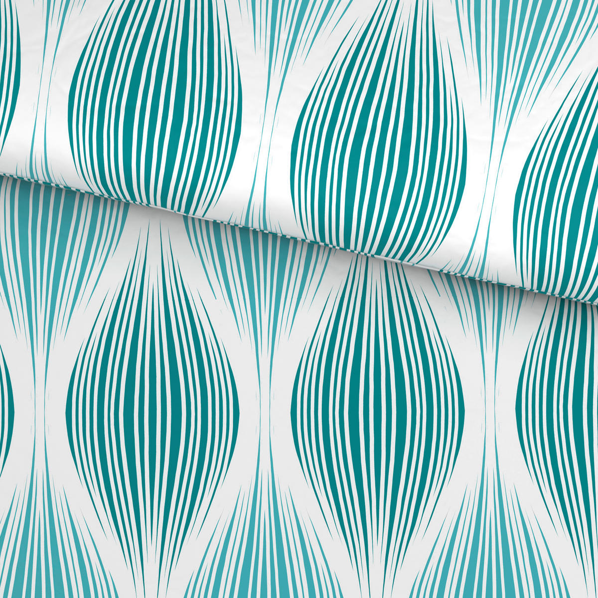 BETTWÄSCHE Satin 200/200 cm  - Blau, Textil (200/200cm) - Novel