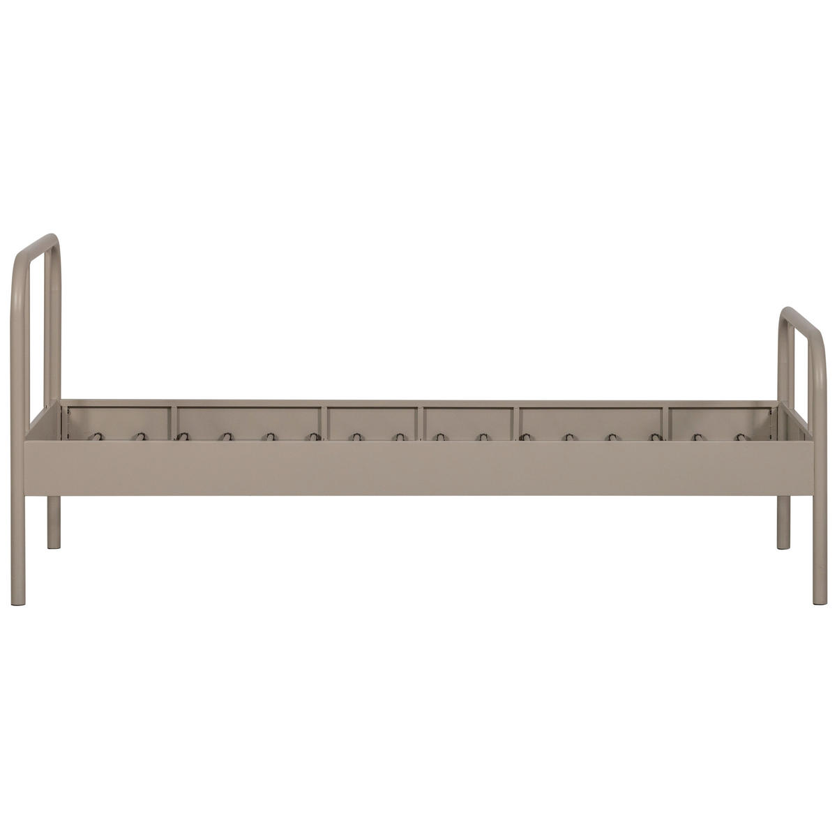 METALLBETT 90/200 cm  in Sandfarben  - Sandfarben, Basics, Metall (90/200cm) - MID.YOU