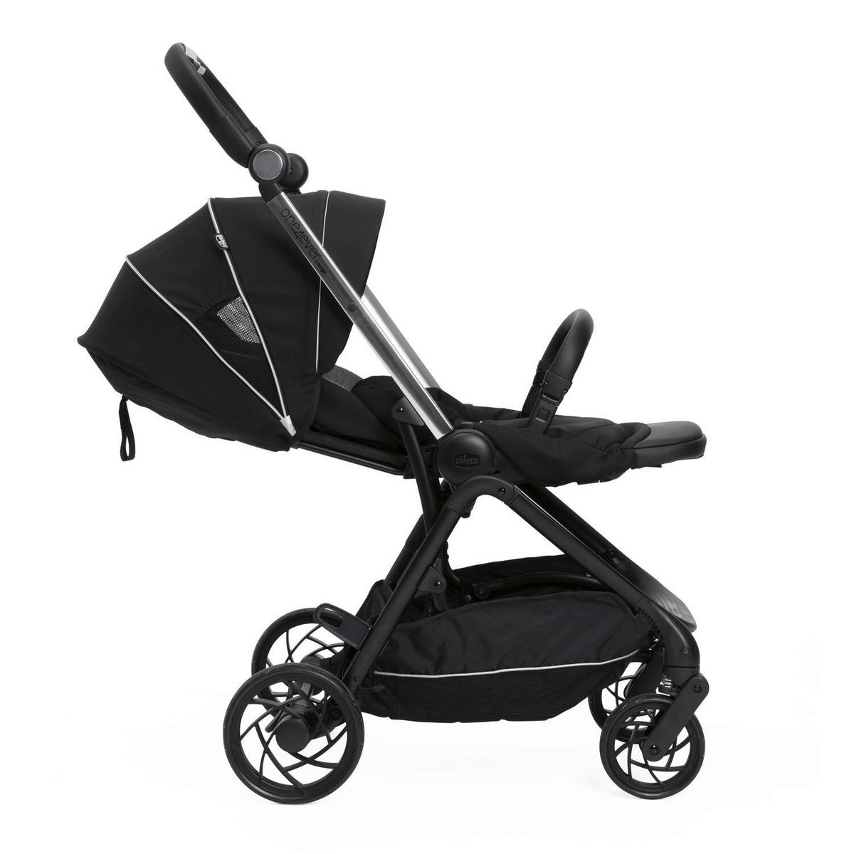BUGGY One4ever Lounge  - Schwarz, Basics, Textil/Metall (51/99-109/78cm) - Chicco