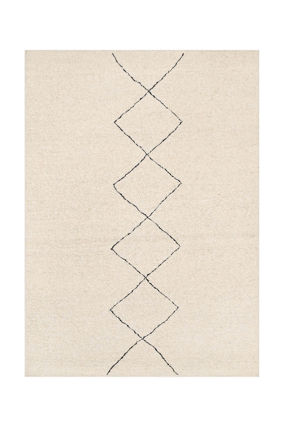HANDWEBTEPPICH 200/290 cm Atlas Weiß  - Weiß, Natur, Textil (200/290cm) - Linea Natura