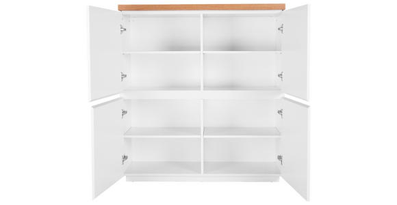 KOMMODE  in 113/123/40 cm  - Eichefarben/Weiß, MODERN, Holz/Holzwerkstoff (113/123/40cm) - Carryhome