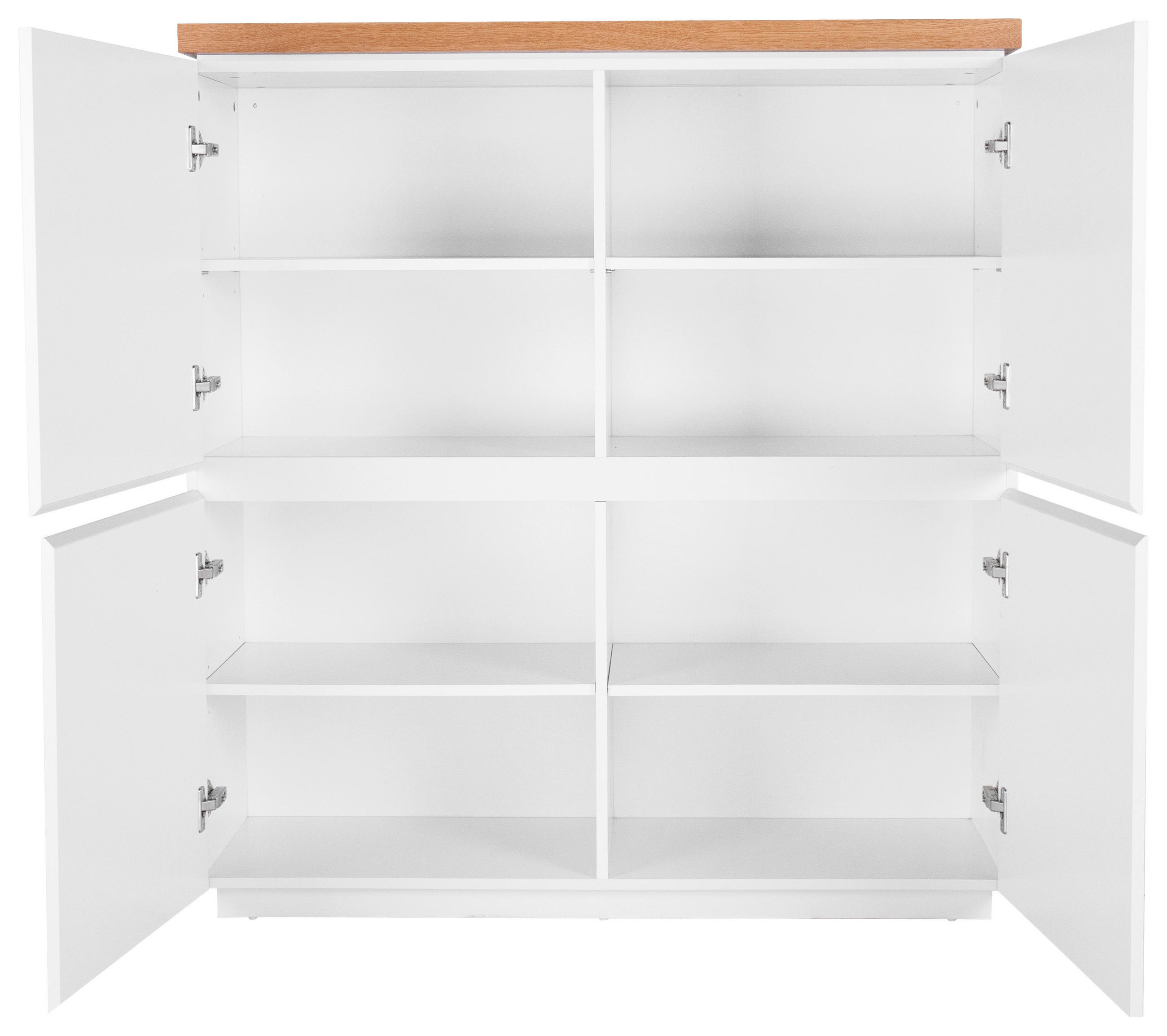 KOMMODE  in 113/123/40 cm  - Eichefarben/Weiß, MODERN, Holz/Holzwerkstoff (113/123/40cm) - Carryhome