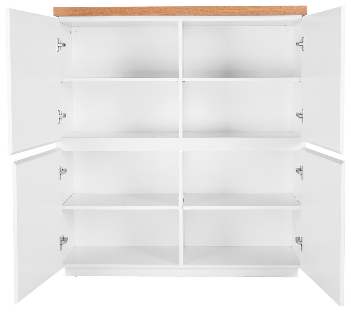 KOMMODE  in 113/123/40 cm  - Eichefarben/Weiß, MODERN, Holz/Holzwerkstoff (113/123/40cm) - Carryhome