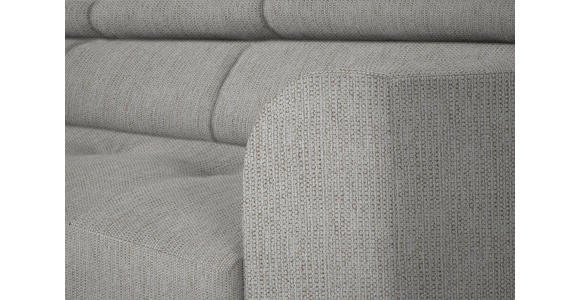 ECKSOFA in Webstoff Beige 205/280 cm - Beige/Schwarz, Design, Textil/Metall (205/280cm) - Xora
