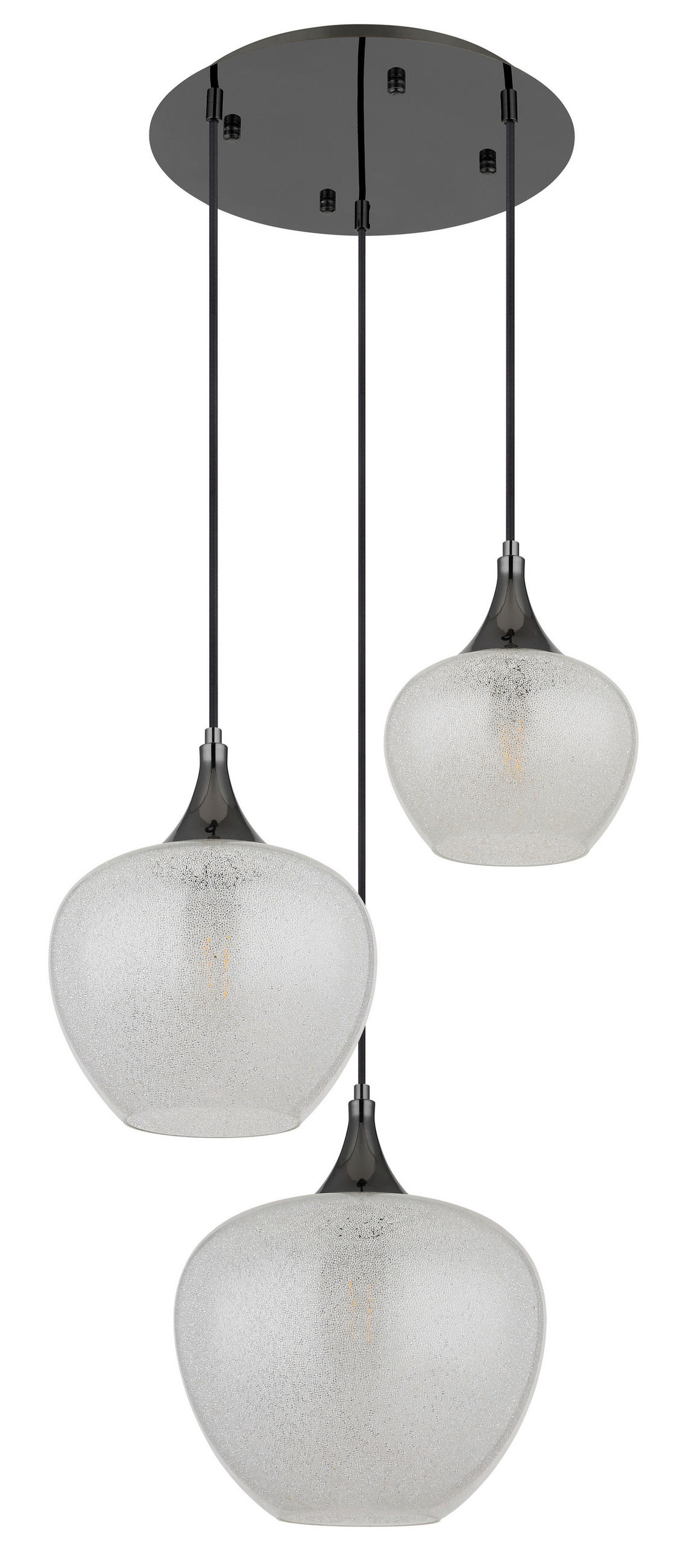 HÄNGELEUCHTE 49/120 cm    - Klar/Chromfarben, Konventionell, Glas/Kunststoff (49/120cm) - Globo