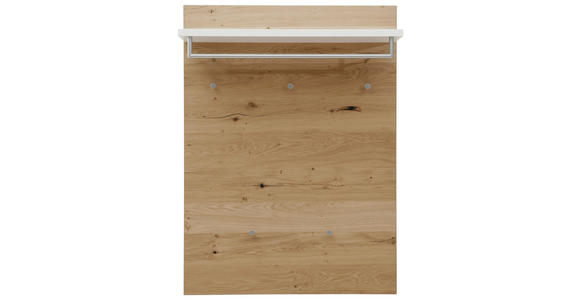 GARDEROBENPANEEL 80/109/27 cm - Eichefarben/Weiß, Design, Holz/Holzwerkstoff (80/109/27cm) - Dieter Knoll