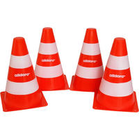PYLONE 4er Set Orange, Weiß  - Orange/Weiß, Basics, Kunststoff (12/20,5/12cm) - alldoro