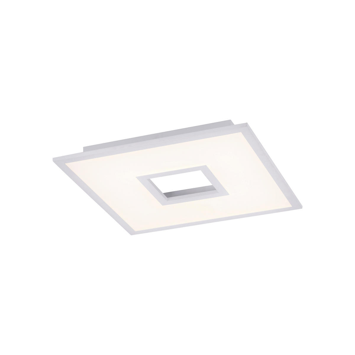 LED-DECKENLEUCHTE 45/45/5 cm   - Weiß, Design, Metall (45/45/5cm)