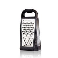 ALLZWECKREIBE BOX  - Schwarz, Basics, Kunststoff/Metall (27/13,9/9,5cm) - MICROPLANE