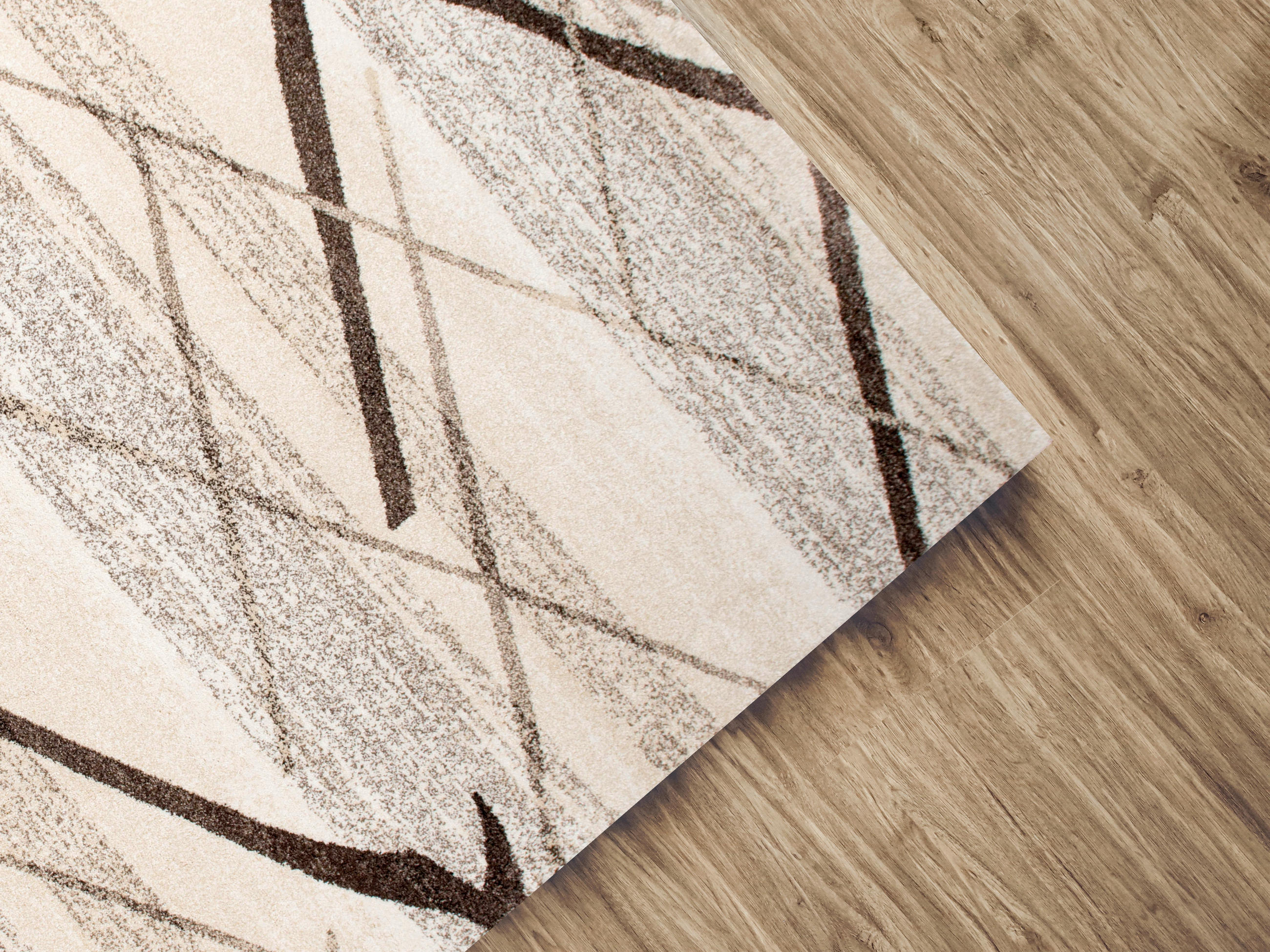 Thumbnail - Novel Webteppich Gabeh, Beige, Textil, geometrisch, rechteckig, 80x150 cm, Teppiche & Böden, Teppiche, Moderne Teppiche