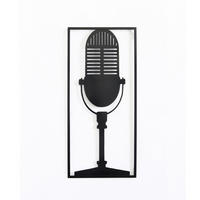 FALI DEKORÁCIÓ - fekete, Basics, fém (35/78/1,3cm) - Ambia Home