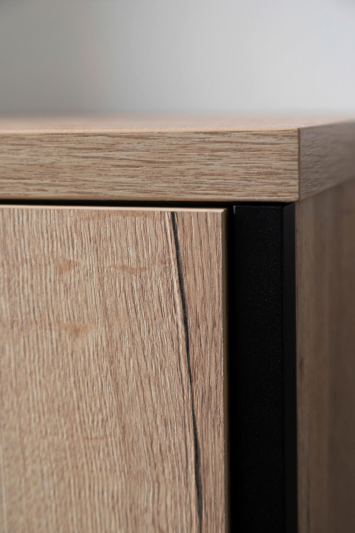 WASCHTISCHKOMBI 164,6 cm  - Eichefarben/Schwarz, Design, Keramik/Holzwerkstoff (164,6cm) - Schöner Wohnen