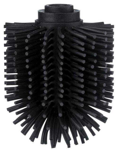 ERSATZBÜRSTENKOPF in   Kunststoff  - Schwarz, Basics, Kunststoff (7/12/7cm) - Smedbo